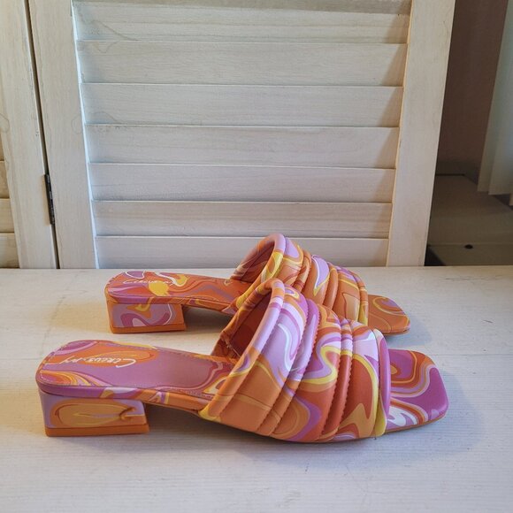 Sam Edelman Multicolor Slide Flats size 8 - Picture 2 of 6